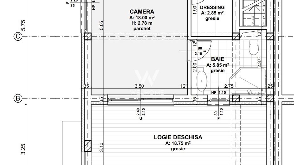 Casa MODERNA cu etaj RETRAS, zona Triajului, Selimbar - Schiță 10