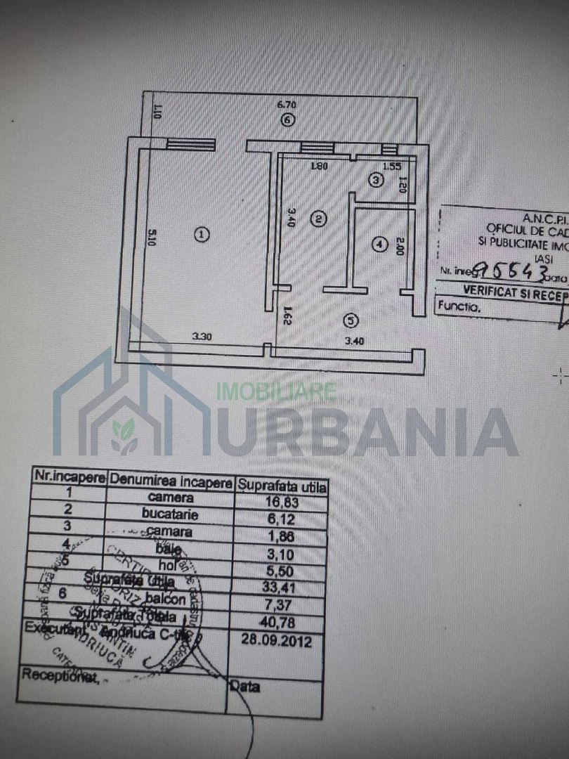 Apartament modern 1 cameră, 40 mp, Podu Roș – vedere Palas, Iași - Poză 8