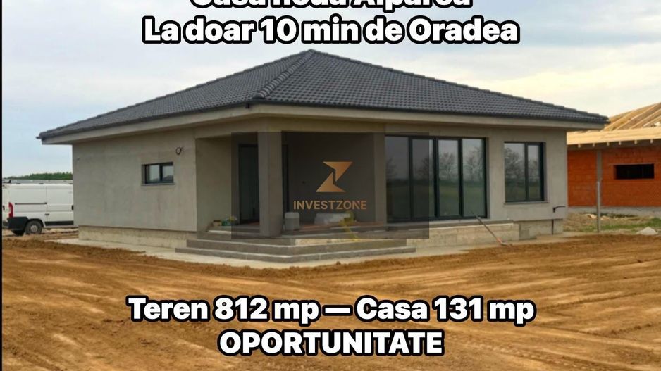 Casă semifinisată Alparea teren 812 mp - Poză 1