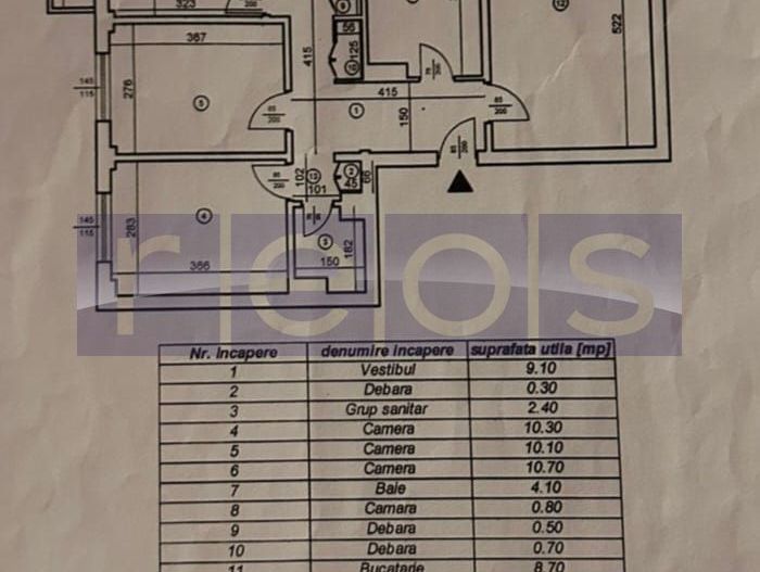 VANZARE 4 CAMERE DECOMANDAT -TINERETULUI - TIMPURI NOI - Poză 15