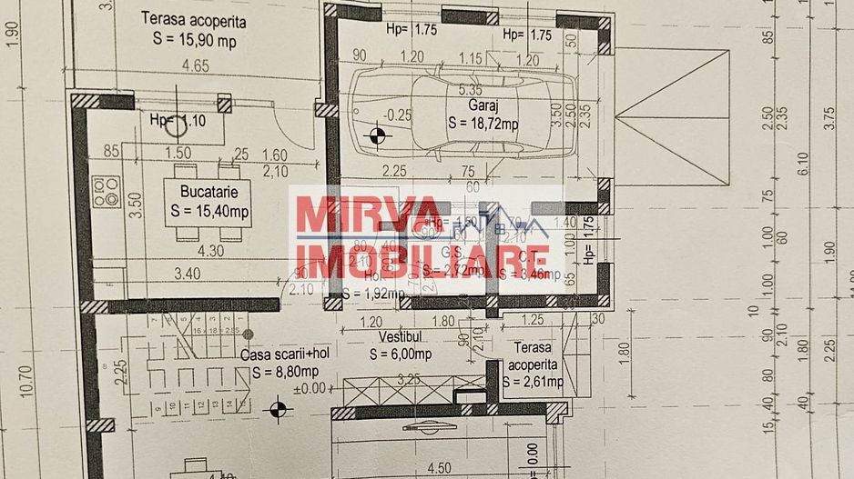 🏡 Vilă luminoasă, 4 camere, cu teren generos – Com. Plopu - Schiță 61