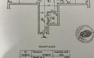 Apartament 2 camere |Etaj 3/10 | Bloc reabilitat - PARCARE ADP - Schiță 13