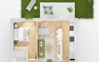 apartament 2 camera lakefield - Schiță 1