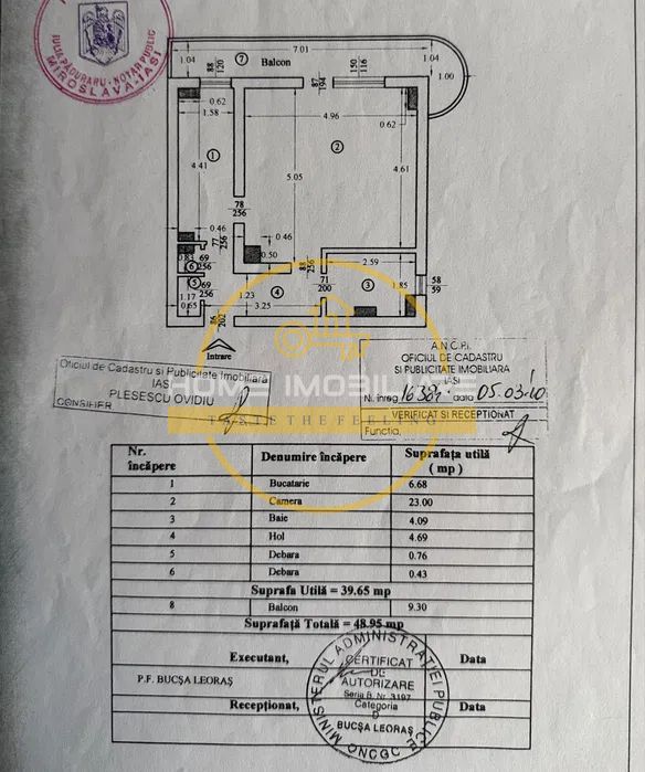 Apartament 1Camera/49mp/Bloc din 1987/Zona Cug-Rond Vechi! - Poză 5