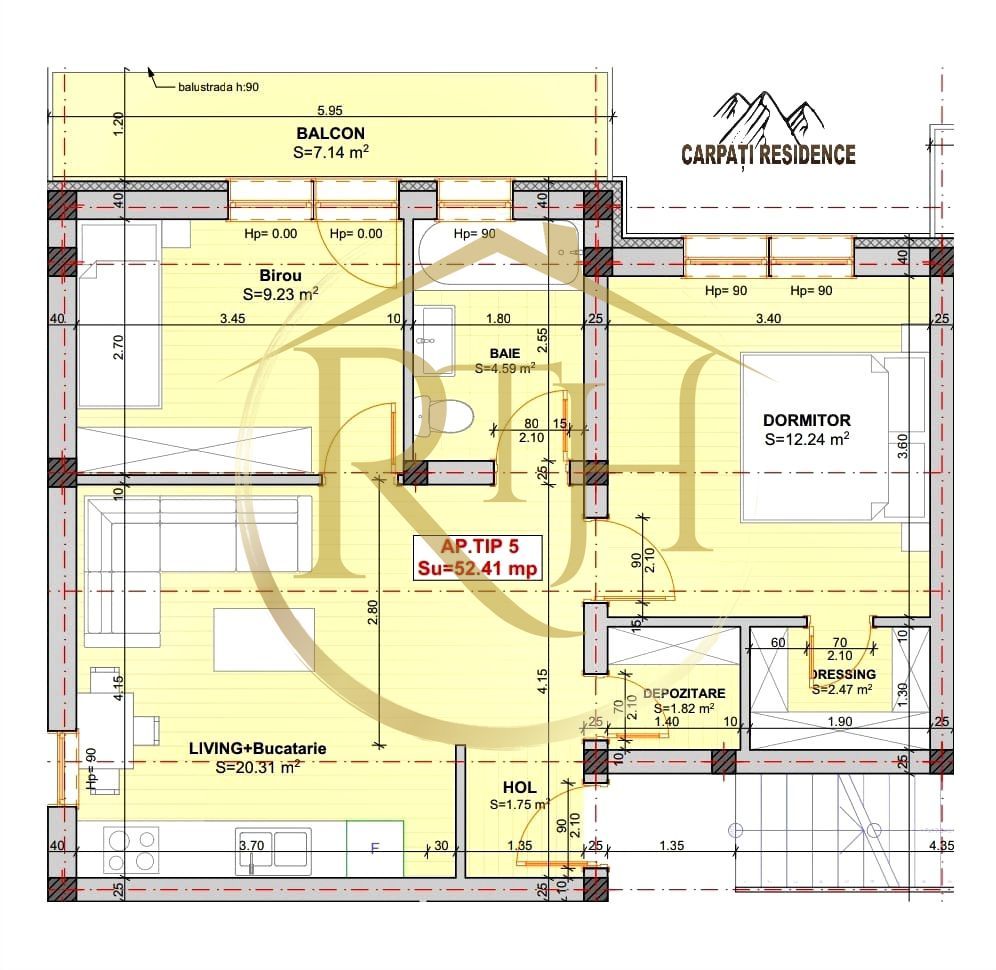 0% Comision Oferim spre vanzare apartamente cu 2 camere,Giroc,Carpati Residence - Poză 17