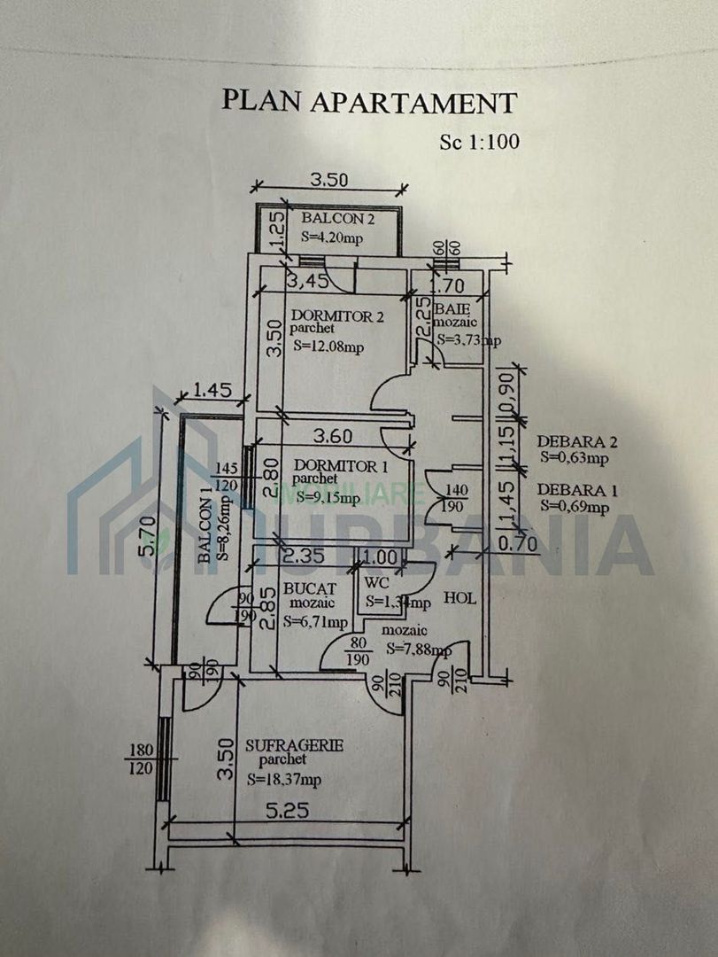 Apartament 3 camere, renovat, Tomesți, etaj 4 - Poză 7