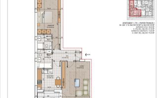 2 camere cu 2 bai Titan Pallady Metrou N. Teclu Direct Dezvoltator - Schiță 10