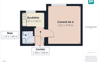 Garsonieră pe Calea 6 Vânători - Poză 7