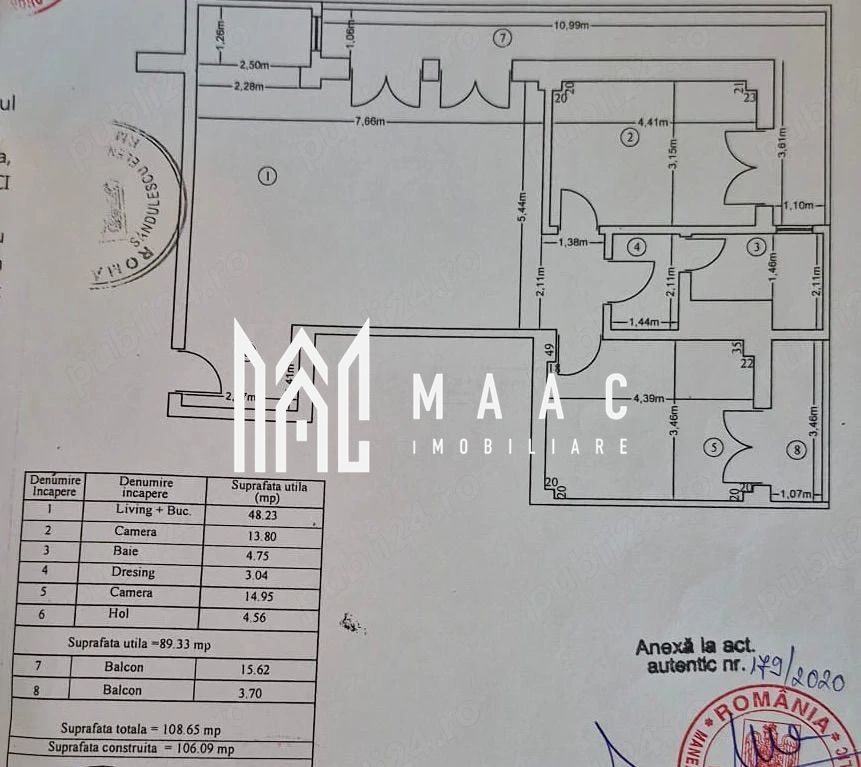 Apartament 3 camere decomandat | Ostroveni, Râmnicu Vâlcea | 109 mp, parcare - Poză 10
