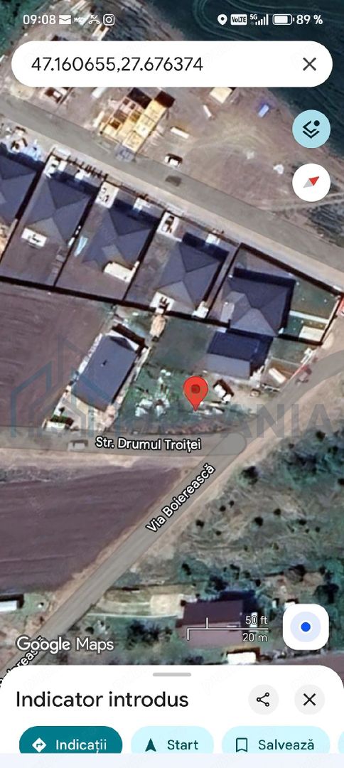 Teren intravilan de vanzare, 500 mp, Dancu, Strada Via Boiereasca - Poză 3