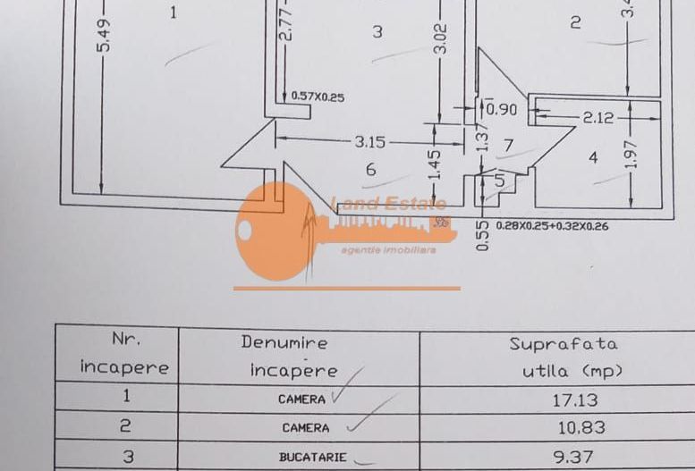 2 camere Lujerului (7min metrou Lujerului) - Schiță 7
