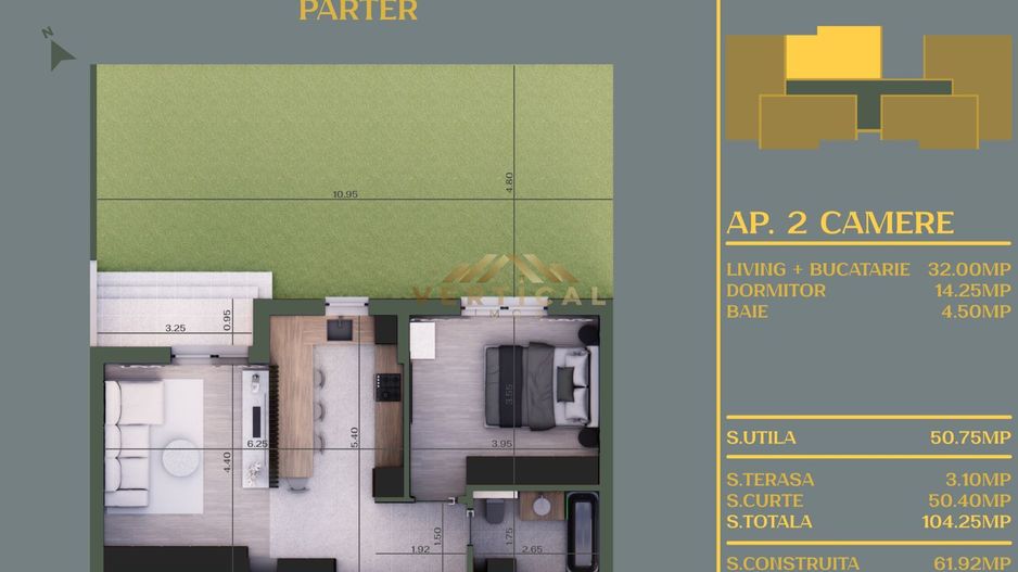 DISCOUNT!! Apartament 2 camere cu gradina | Berceni/Vidra - Poză 3