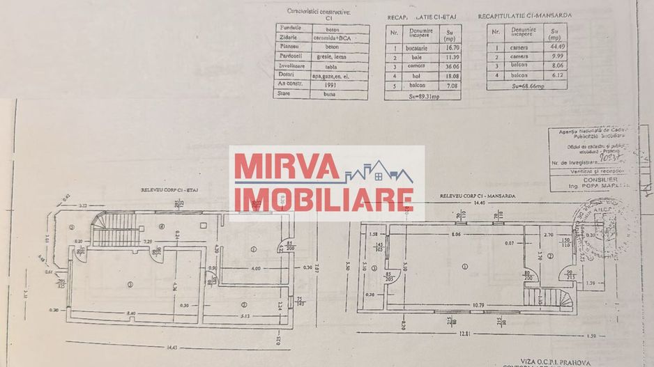 Vilă cu 5 camere, posibilitate două apartamente – Zona Bereasca - Schiță 71