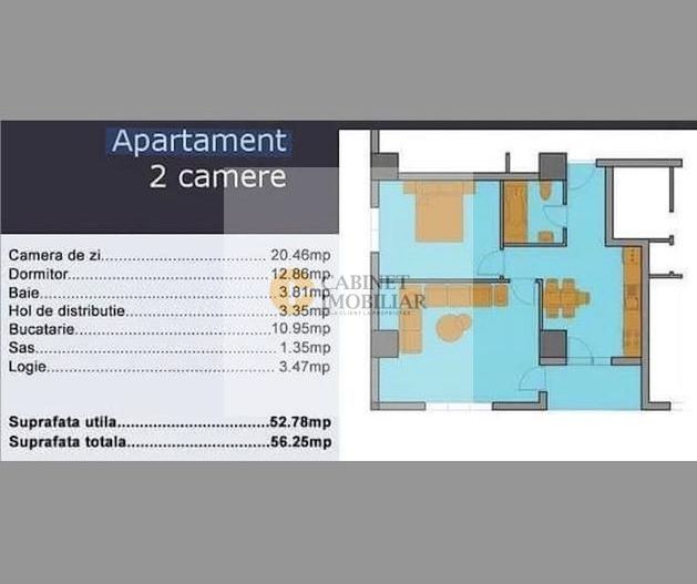 2 camere | Bloc 2015 | Ștefan cel Mare | Complex modern - Schiță 10