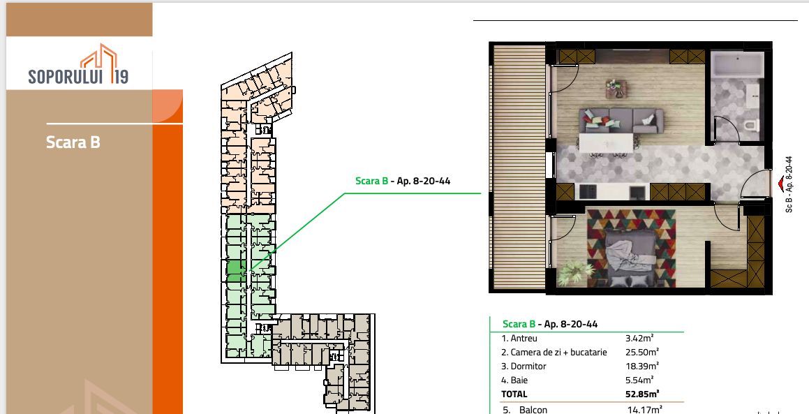 🏡 Apartament 2 camere de vânzare – Gheorgheni, Cluj Napoca - Poză 6