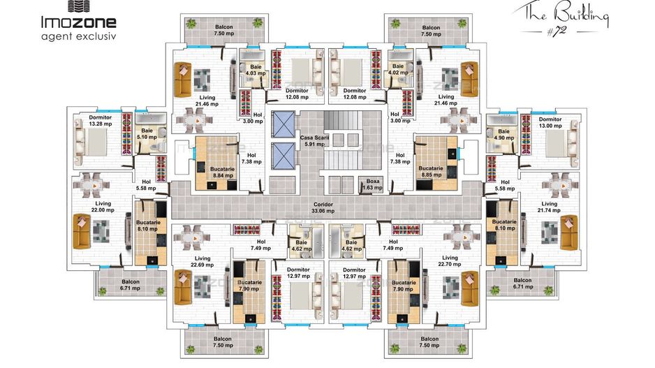 APARTAMENT 2 CAMERE | ETAJ 4 | METROU PACII | AUTOGARA MILITARI | COMISION 0% - Poză 2