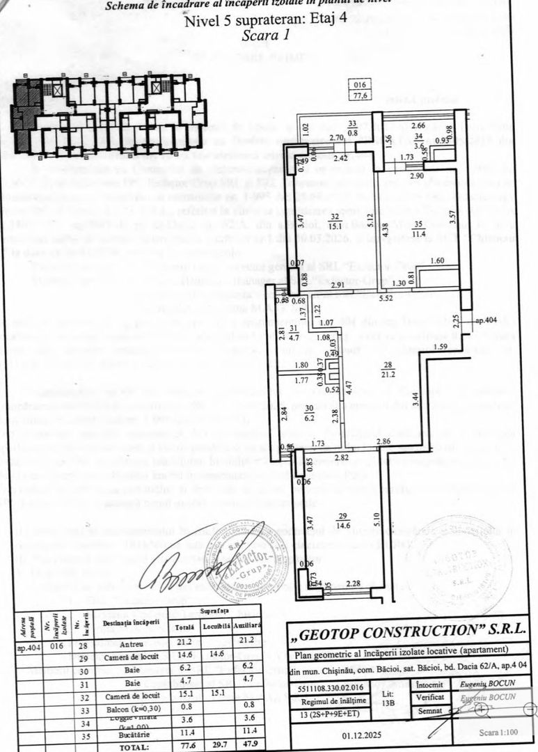 Vânzare, apartament, 2 camere, bd. Dacia, Botanica - Poză 20