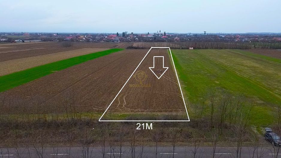 De vanzare Teren Intravilan Mediesu Aurit/Strada Asfaltata 4300MP - Poză 1