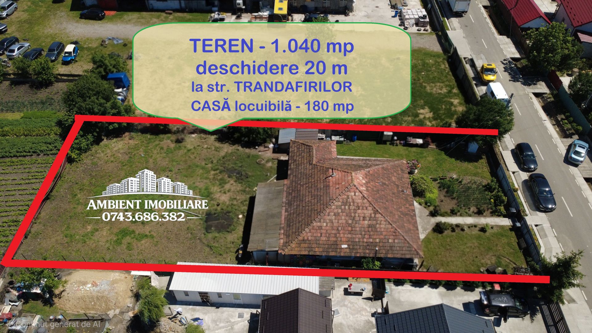 CASĂ individuală cu teren 1.040 mp, zona SATU-NOU, la 5 km de VASLUI; - Poză 2