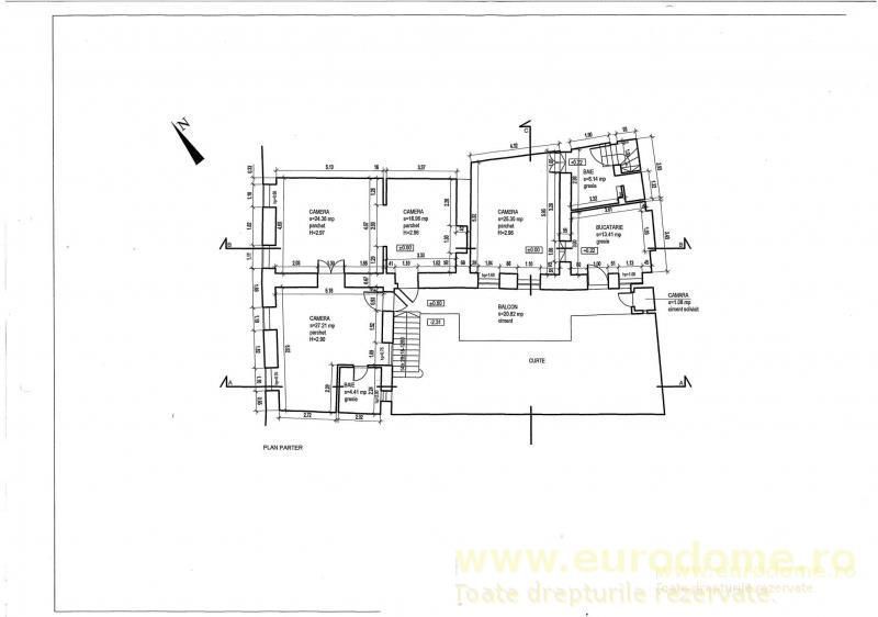 Casa cu teren de 256mp in centrul istoric al Brasovului - Schiță 16