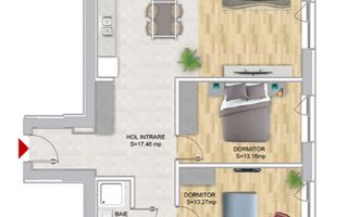 Apartament de 4 camere + curte + loc de parcare - 1 Mai / Domenii - Poză 12