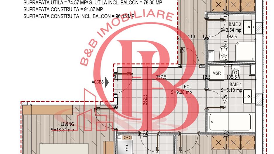 Theodor Pallady Apartament 3 camere decomandate Pret avans 15% - Schiță 9