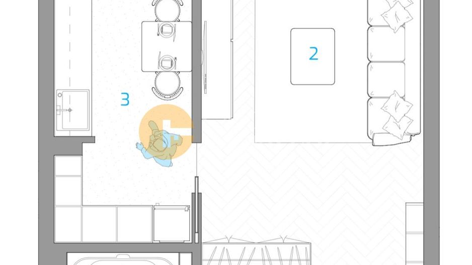 Apartament 1 Camera - Bloc Nou 2023 - Zona Rond Vechi Nicolina - Poză 2