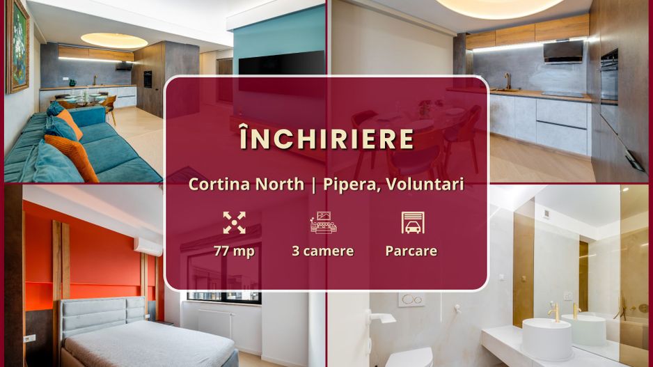 Cortina North || 3 camere || Finisaje de lux || Parcare - Poză 2