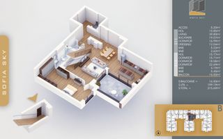 Apartament 3 camere,PAllady,Titan,Sector 3,7-8 min Metrou,Stoc limitat - Poză 8