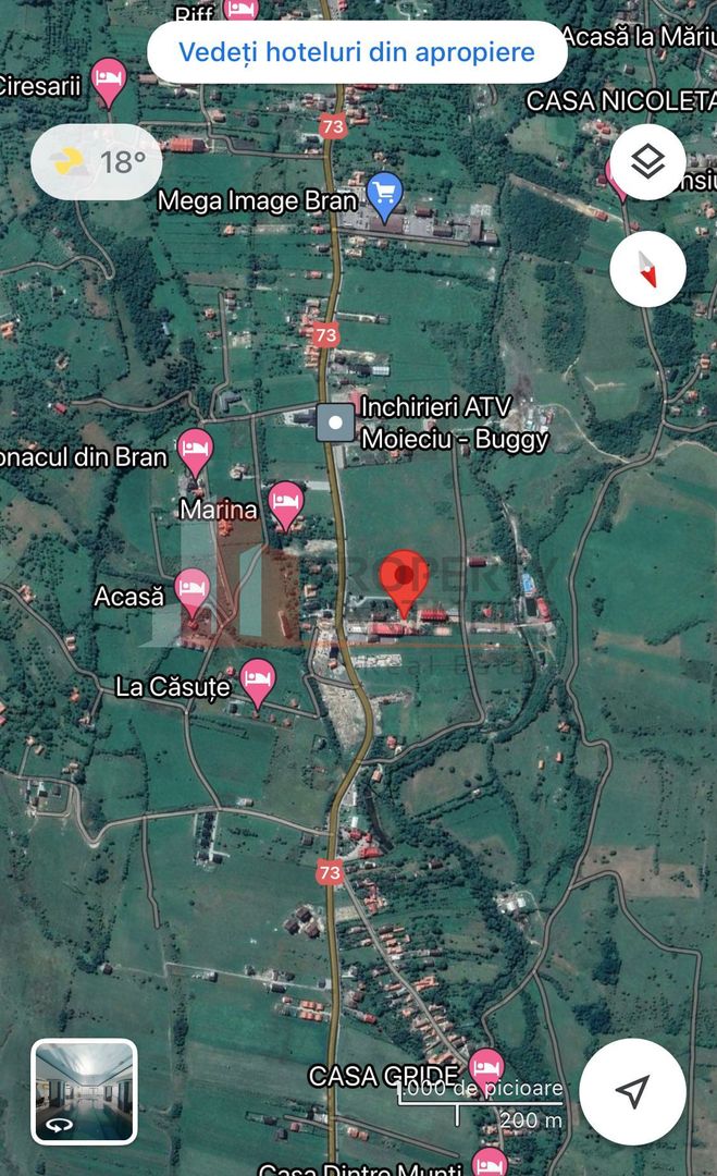 Teren la intrarea in Bran la strada principala - Poză 4