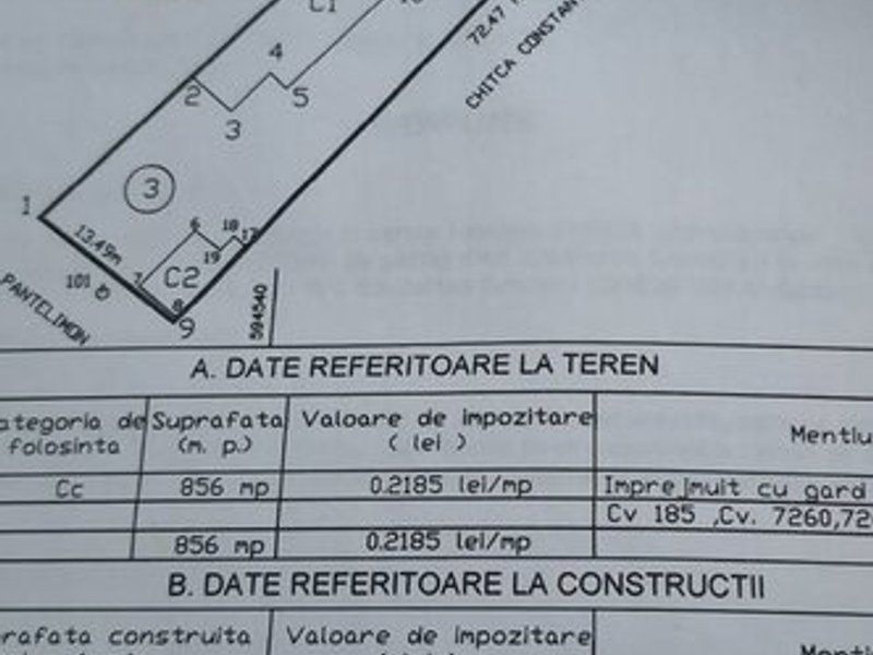 TEREN 856 MP - DESCHIDERE 13.49 - OPORTUNITATE INVESTITIE - UTILITATI - OFERTA - Poză 15
