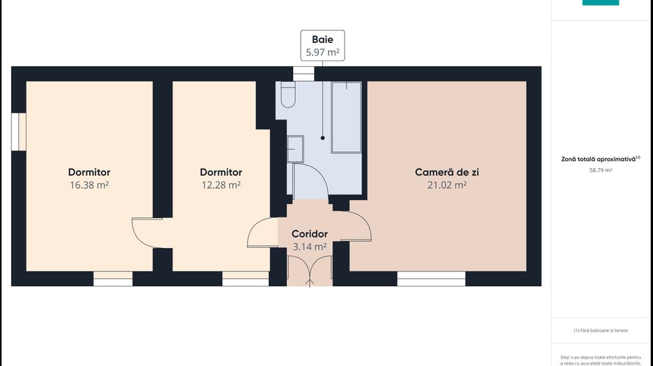 Apartament 2 niveluri strada Mihai Eminescu - Poză 22