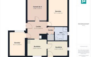 Casă cu 3 camere și teren generos lângă frontieră - Poză 8