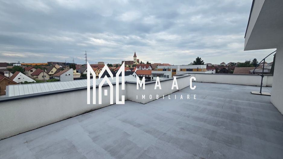 Penthouse 4 camere de închiriat | Turnișor, Sibiu | terasă 155 mp - Poză 27