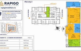 Apartament 2 cam– Eliza 1 Residence ,  Ap.8
