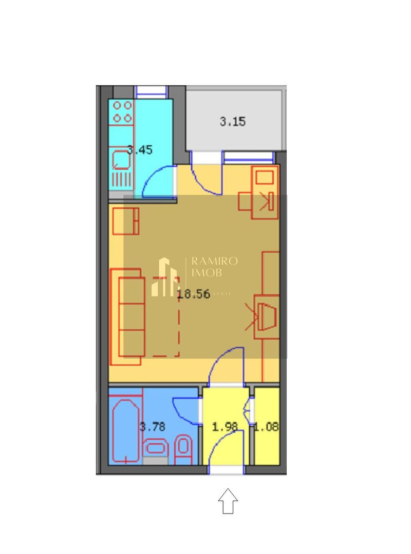 Garsoniera Sector 3/Fizicienilor, renovata - Poză 1