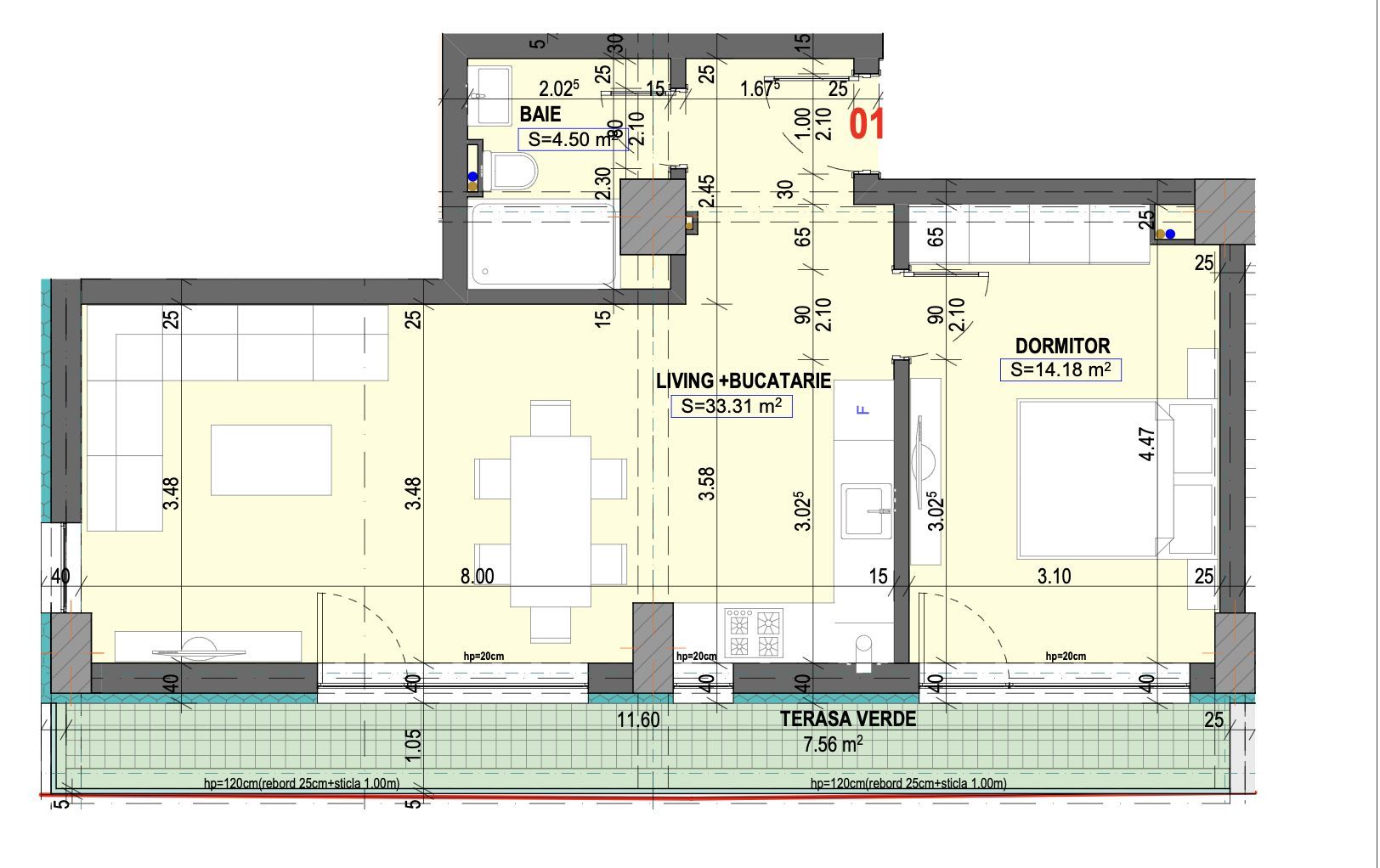 Faleza Nord - Vânzare apartament cu 2 camere la doar 50 m de plaja - Poză 2
