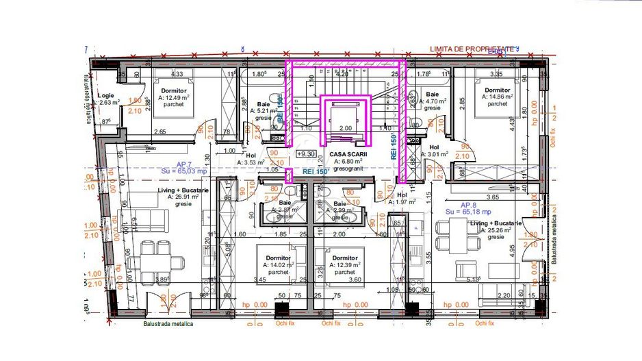 Vanzare 2 camere 59 mp + terasa 18 mp,  Marasti, zona benzinaria MOL - Poză 4