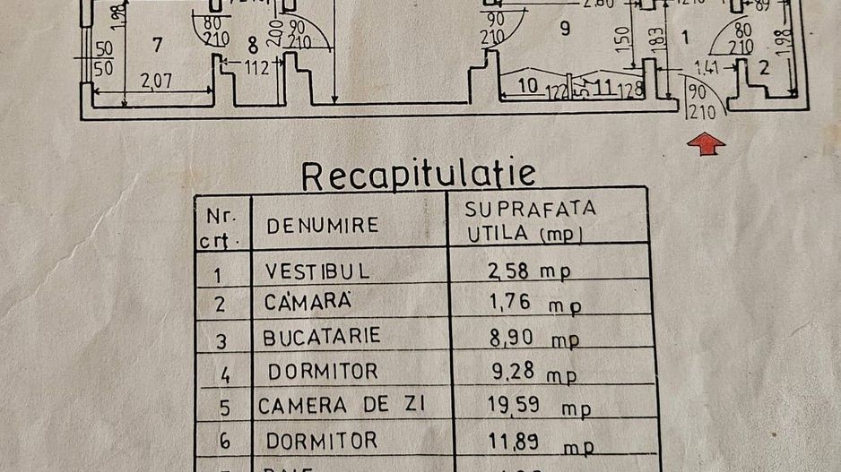 Apartament 3 camere de vanzare, zona Mosilor/Obor, centrala proprie - Poză 8