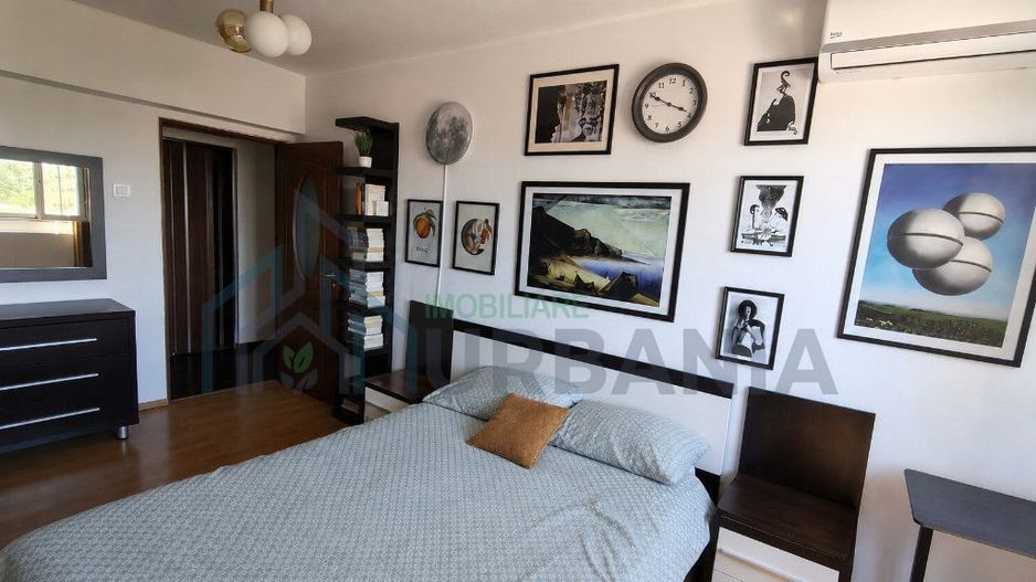 Apartament 3 camere decomandat, 71,4 mp utili, etaj 8/8, mobilat si utilat, Iasi - Poză 9