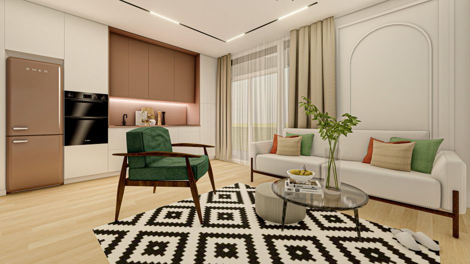 Penthouse 3 camere ARED - 104mp - Poză 1