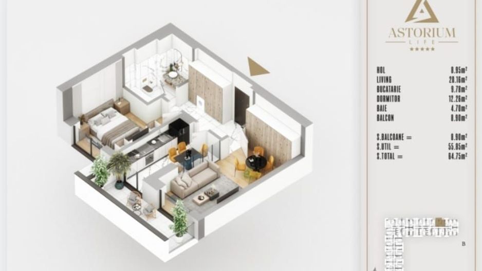 2 cam in proiectul premium Astorium Life - Poză 6