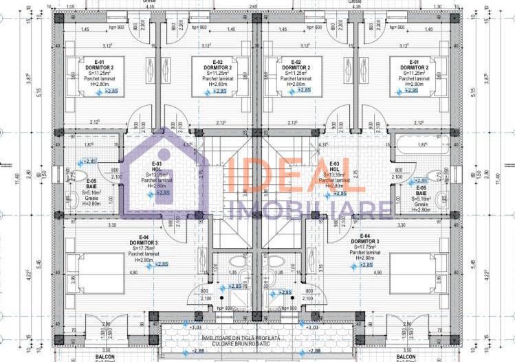 Casa tip Duplex cu 4 camere ,in Cristian - Schiță 6