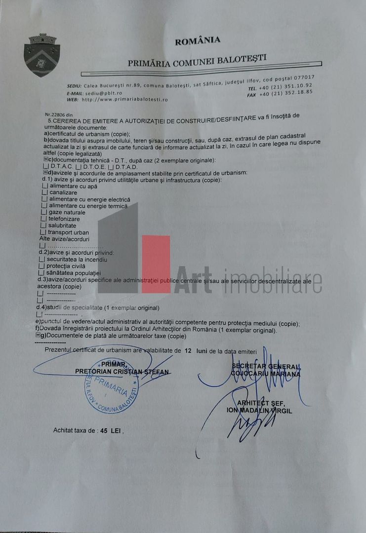 Teren Balotesti-Therme București - Poză 3