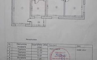 Vânzare, apartament cu 3 camere, Crângași - Schiță 7