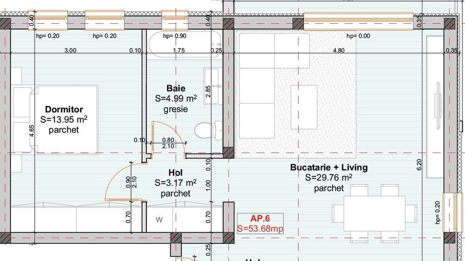 Giroc | Profi-Neptun | Apartamente de 2 si 3 camere cu scara interioara - Poză 7