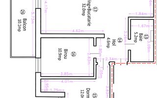 NOU. Etaj 1. La asfalt. Dumbravita. - Schiță 9