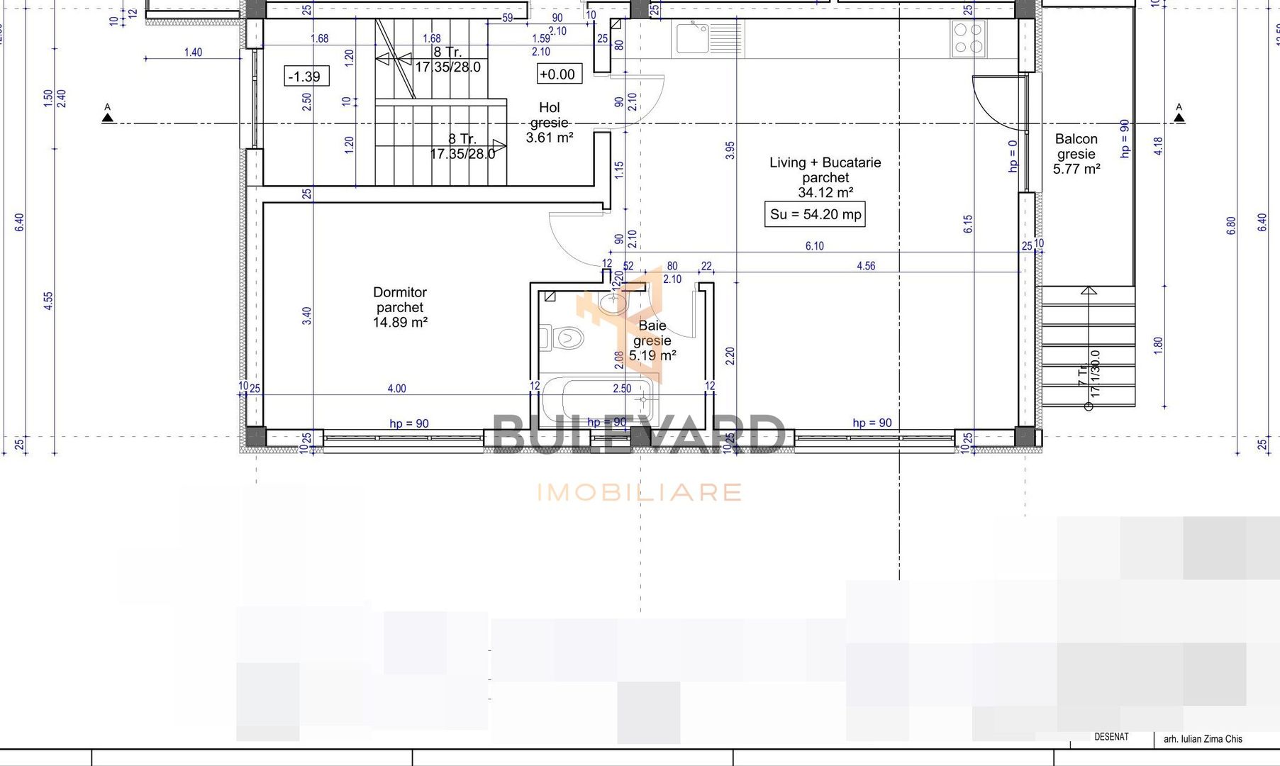 Apartament cu 2/3 camere+gradina de 100 mp! - Poză 4