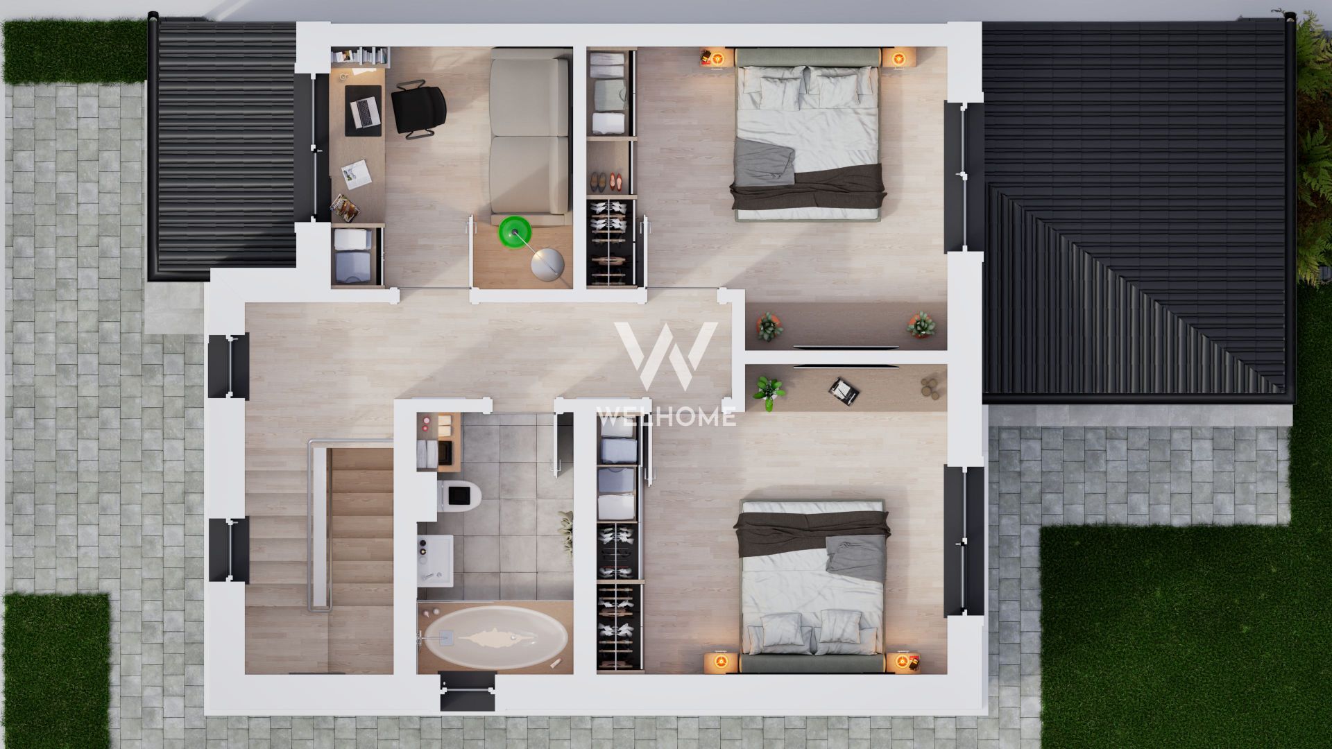 Casa tip duplex - 300 mp teren - Sura Mica - Schiță 8