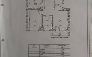 Apartament 2 camere de vanzare, decomandat, Confort City | Comision 0% - Schiță 8
